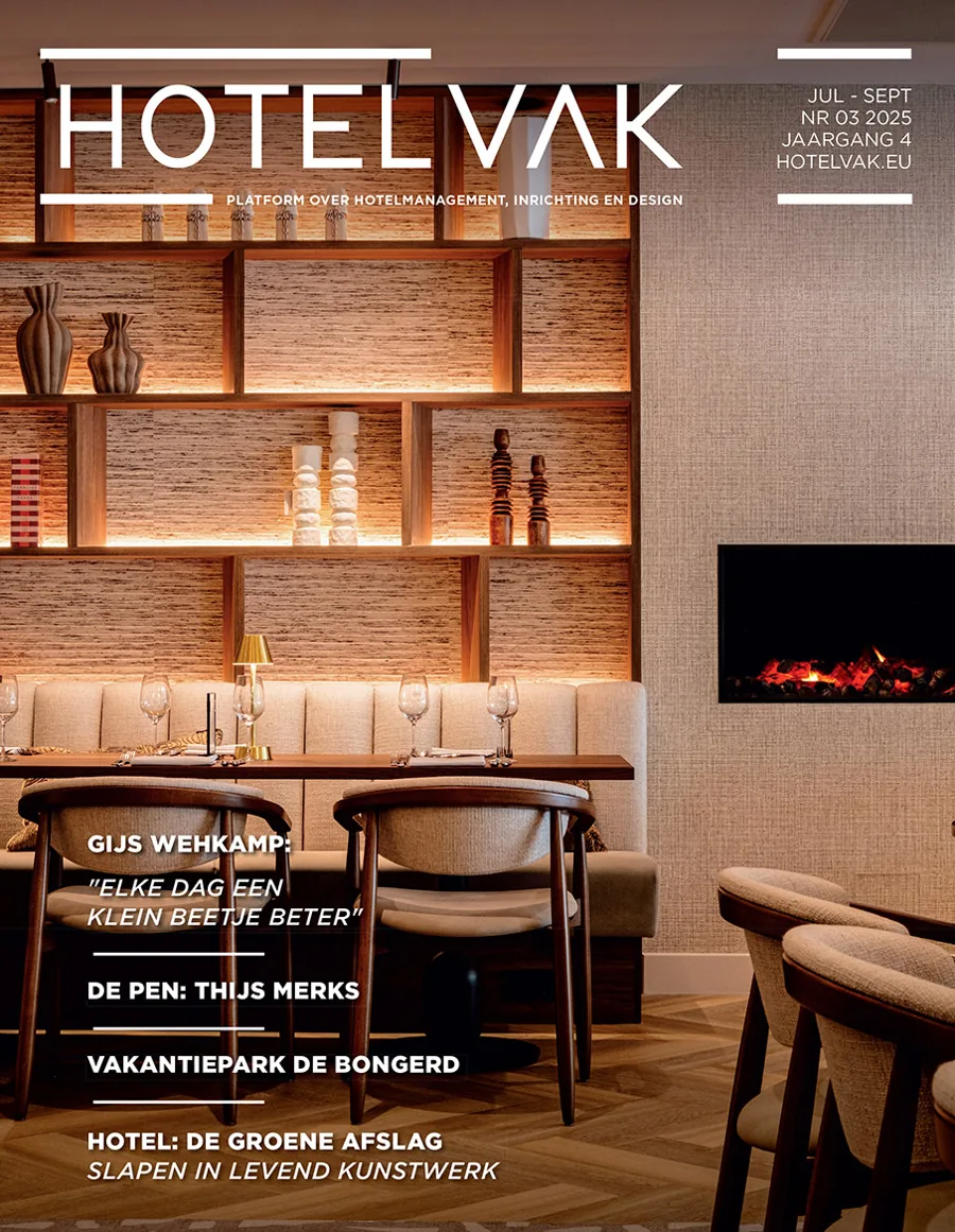 Cover of a trade magazine in the sector Business & Hospitality